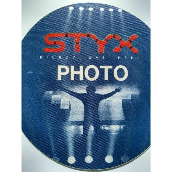 Styx Kilroy Was Here Backstage Pass Original 1984 Rock Concert Mister Roboto - Picture 3 of 3